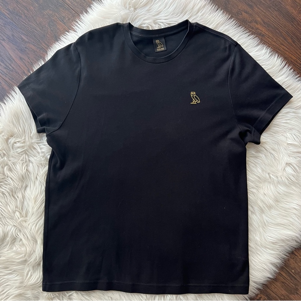 OVO Black Owl Logo T-shirt